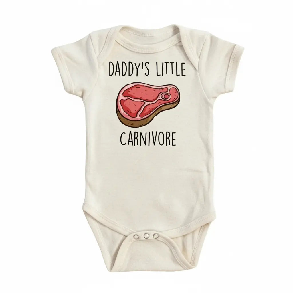 Meat Carnivore BBq - Baby Boy Girl Clothes Infant Bodysuit Funny Cute Newborn  Funny Cute Onesie® | North Fork Forager LLC