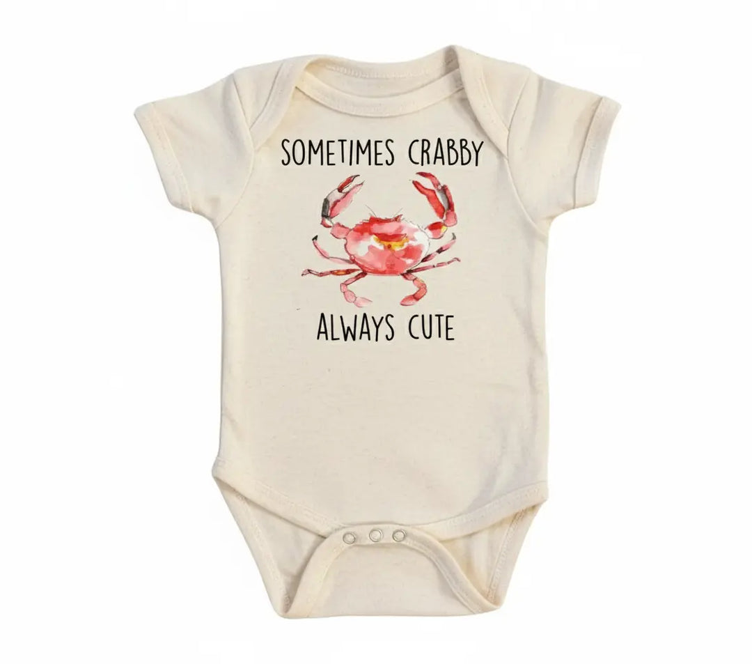 Crab Always Cute - Baby Boy Girl Clothes Infant Bodysuit Funny Cute Newborn  Funny Cute Onesie® | North Fork Forager LLC