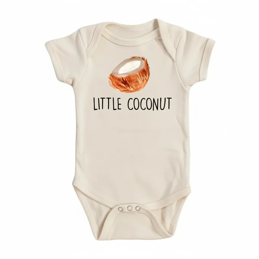 Little Coconut - Baby Boy Girl Clothes Infant Bodysuit Funny Cute Newborn  Funny Cute Onesie® | North Fork Forager LLC