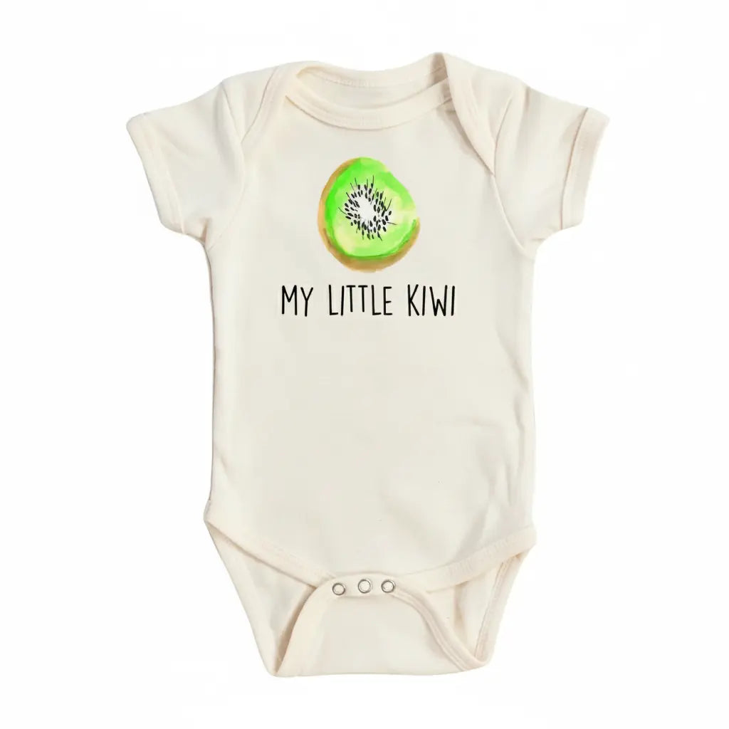 Kiwi Little - Baby Boy Girl Clothes Infant Bodysuit Funny Cute Newborn  Funny Cute Onesie® | North Fork Forager LLC