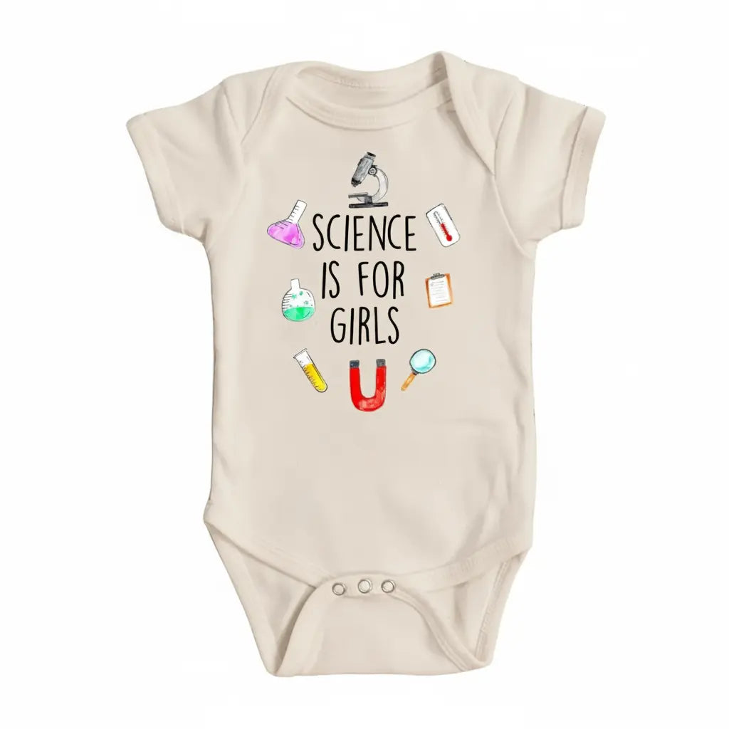 Science - Baby Boy Girl Clothes Infant Bodysuit Funny Cute Newborn 1F  Funny Cute Onesie® | North Fork Forager LLC