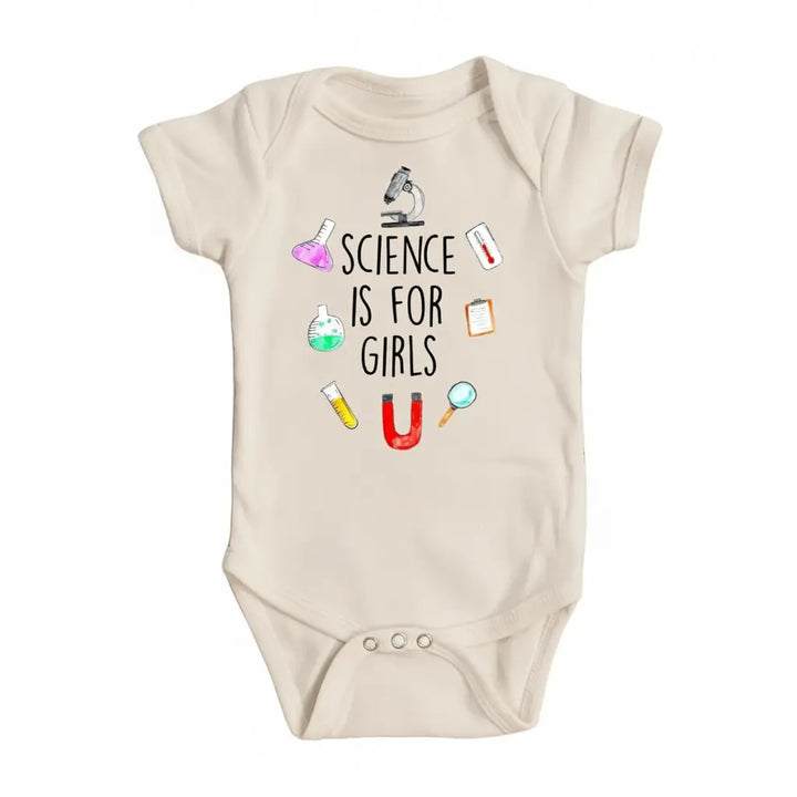 Science - Baby Boy Girl Clothes Infant Bodysuit Funny Cute Newborn 1F  Funny Cute Onesie® | North Fork Forager LLC