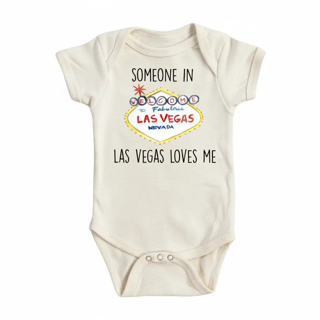 Las Vegas - Baby Boy Girl Clothes Infant Bodysuit Funny Cute Newborn 1A  Funny Cute Onesie® | North Fork Forager LLC