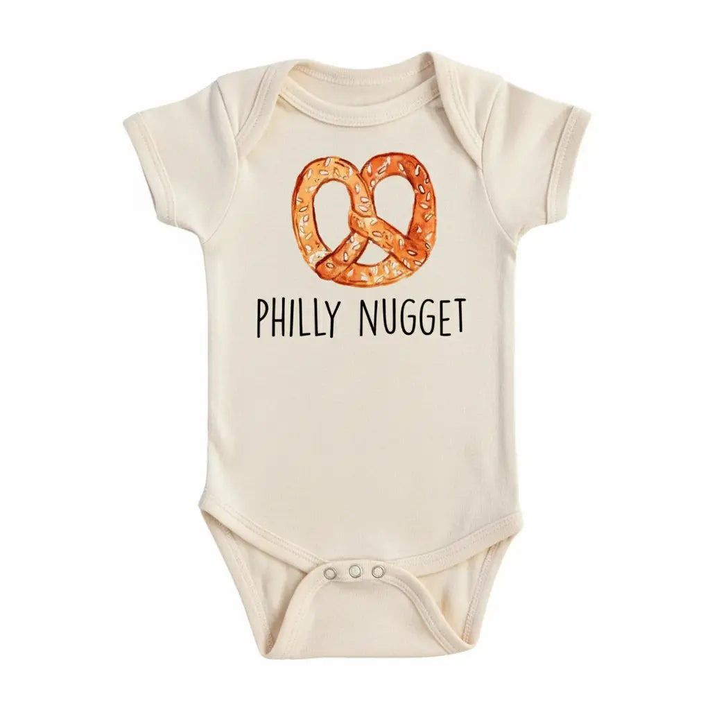 Pretzel - Baby Boy Girl Clothes Infant Bodysuit Funny Cute Newborn 1H  Funny Cute Onesie® | North Fork Forager LLC