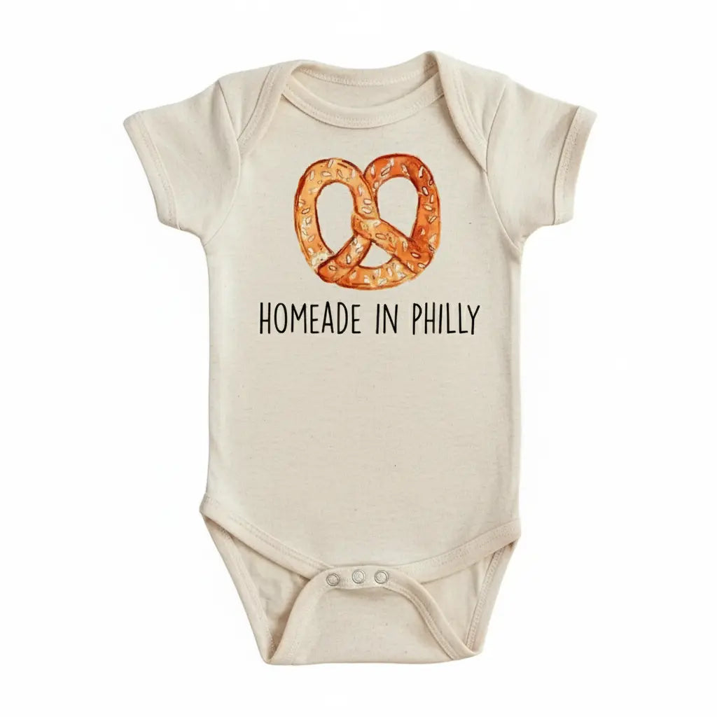 Pretzel - Baby Boy Girl Clothes Infant Bodysuit Funny Cute Newborn 1A  Funny Cute Onesie® | North Fork Forager LLC