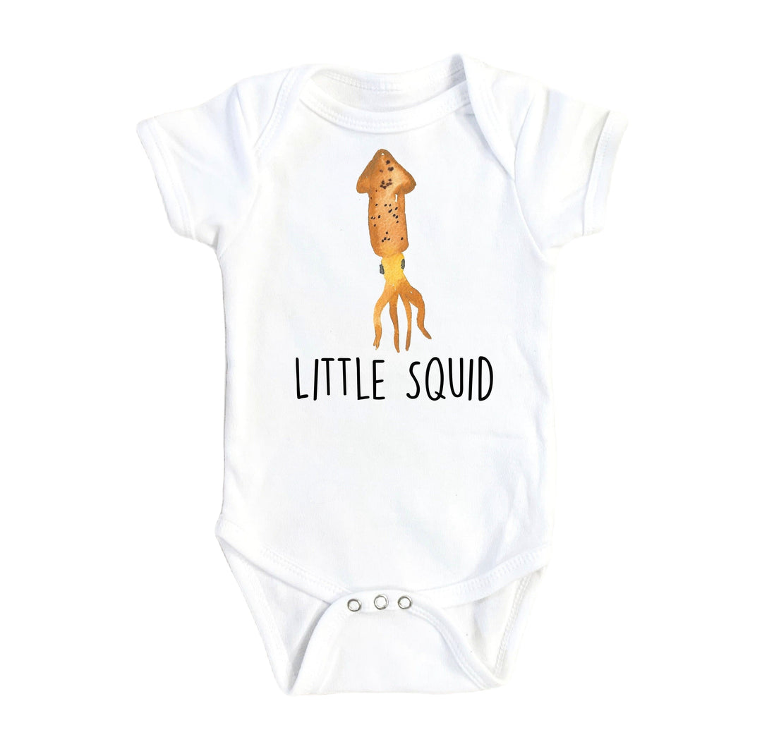 Squid Nautical - Baby Boy Girl Clothes Infant Bodysuit Funny Cute Newborn 1C Onesie