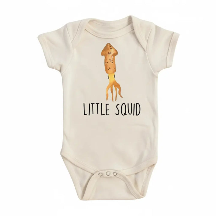 Squid Nautical - Baby Boy Girl Clothes Infant Bodysuit Funny Cute Newborn 1C  Funny Cute Onesie® | North Fork Forager LLC