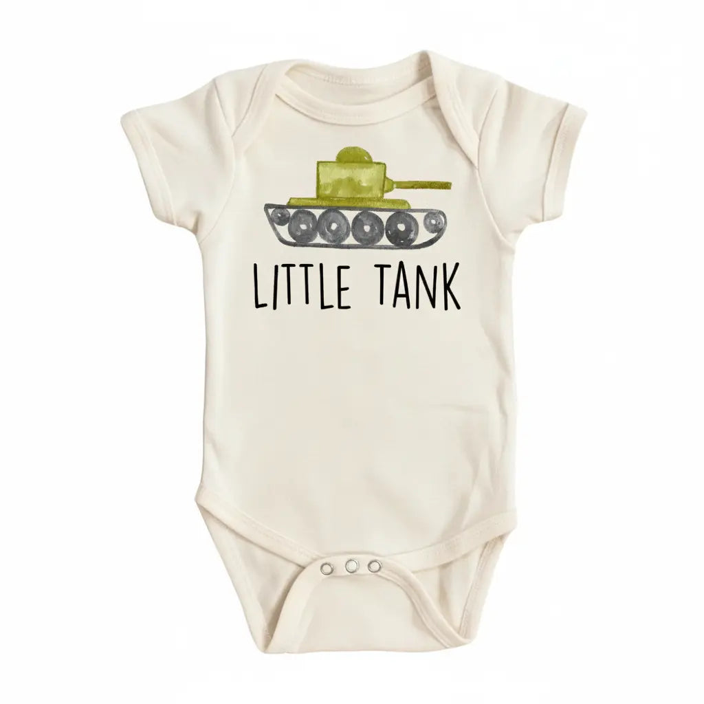 Military Tank - Baby Boy Girl Clothes Infant Bodysuit Funny Cute Newborn  Funny Cute Onesie® | North Fork Forager LLC