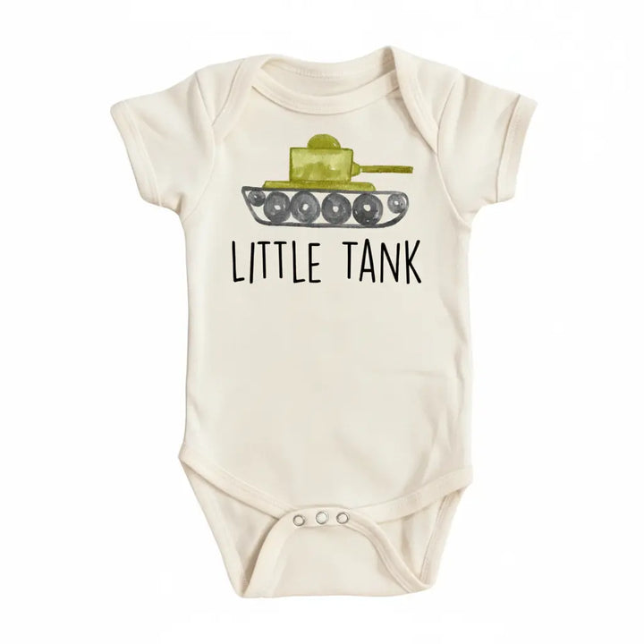 Military Tank - Baby Boy Girl Clothes Infant Bodysuit Funny Cute Newborn  Funny Cute Onesie® | North Fork Forager LLC