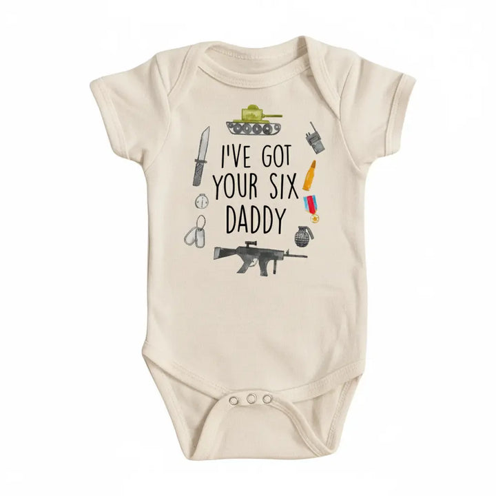 Military Back - Baby Boy Girl Clothes Infant Bodysuit Funny Cute Newborn  Funny Cute Onesie® | North Fork Forager LLC