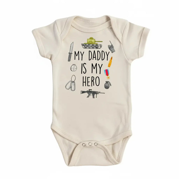 Daddy Hero - Baby Boy Girl Clothes Infant Bodysuit Funny Cute Newborn  Funny Cute Onesie® | North Fork Forager LLC