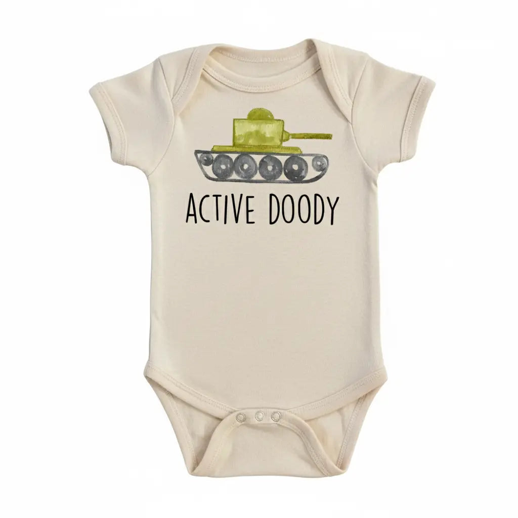 Tank Doody - Baby Boy Girl Clothes Infant Bodysuit Funny Cute Newborn  Funny Cute Onesie® | North Fork Forager LLC