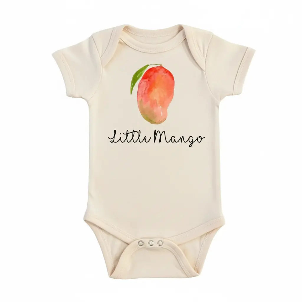 Little Mango - Baby Boy Girl Clothes Infant Bodysuit Funny Cute Newborn 1B  Funny Cute Onesie® | North Fork Forager LLC