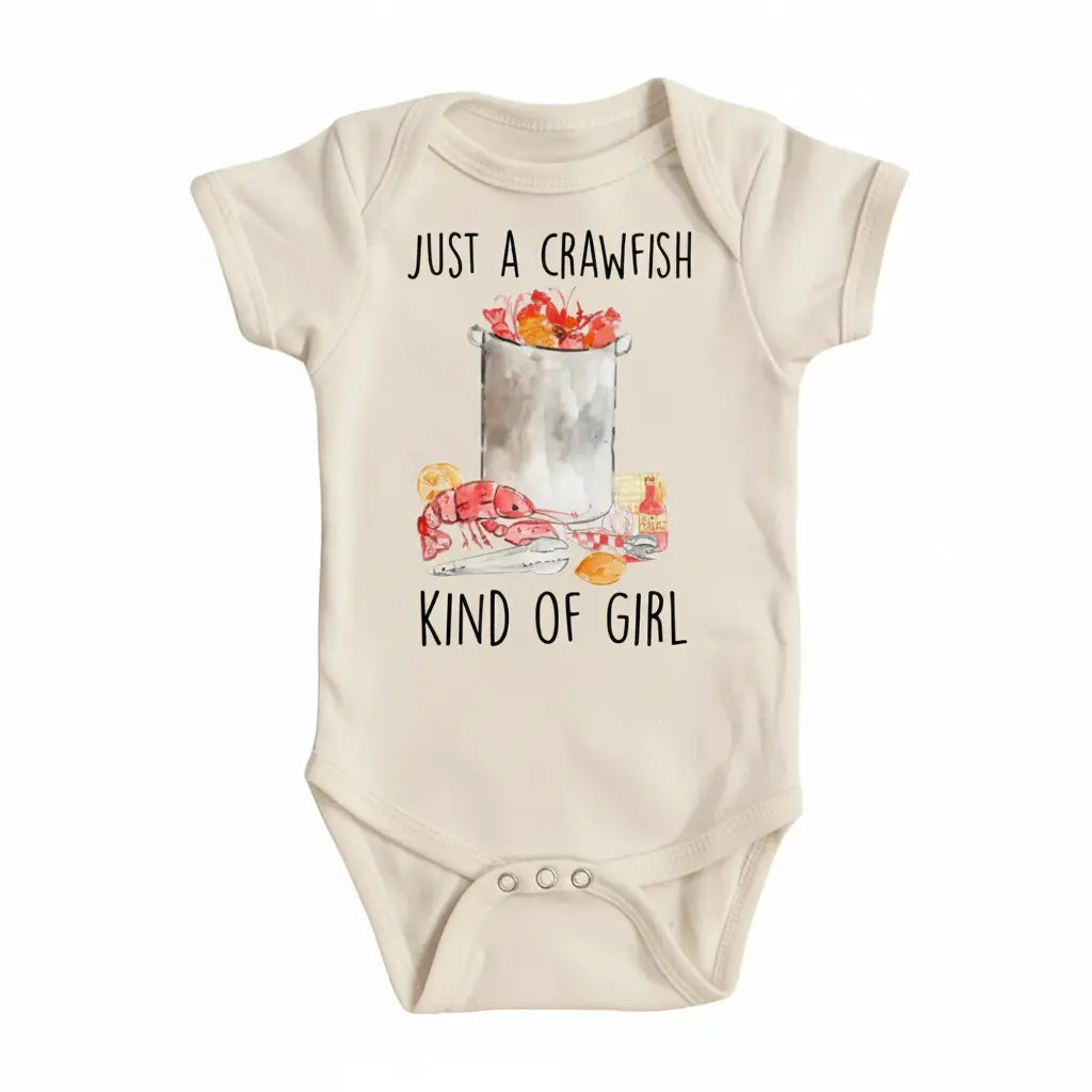 Crawfish Girls  - Baby Boy Girl Clothes Infant Bodysuit Funny Cute Newborn  Funny Cute Onesie® | North Fork Forager LLC