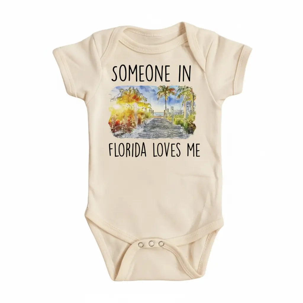 Florida Scene 2 - Baby Boy Girl Clothes Infant Bodysuit Funny Cute Newborn  Funny Cute Onesie® | North Fork Forager LLC
