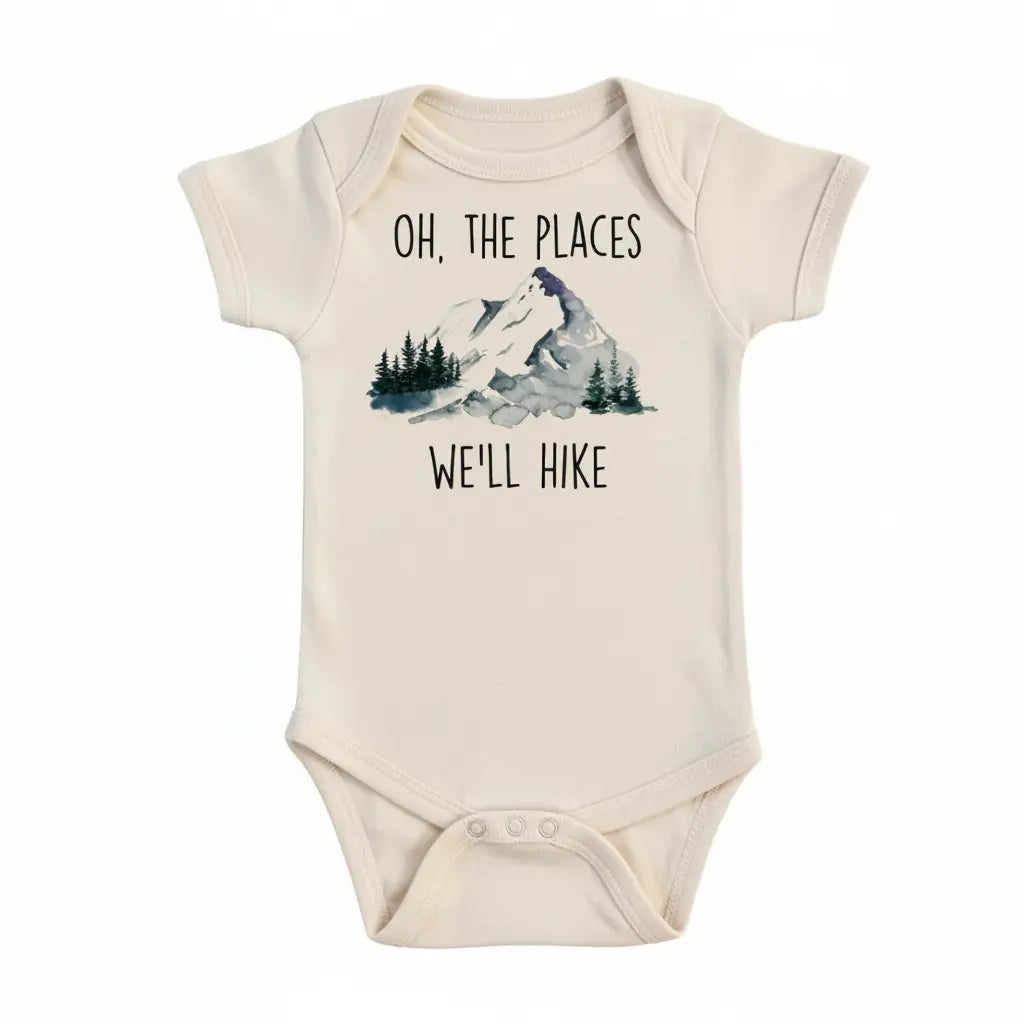 Mountain Hike - Baby Boy Girl Clothes Infant Bodysuit Funny Cute Newborn  Funny Cute Onesie® | North Fork Forager LLC