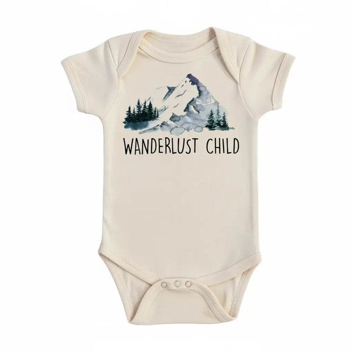Wanderlust Child - Baby Boy Girl Clothes Infant Bodysuit Funny Cute Newborn  Funny Cute Onesie® | North Fork Forager LLC