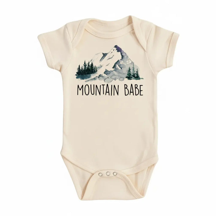 Mountain Babe - Baby Boy Girl Clothes Infant Bodysuit Funny Cute Newborn  Funny Cute Onesie® | North Fork Forager LLC