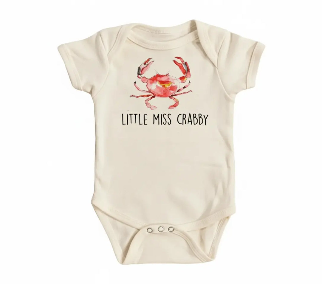 Crabby Crab Girl - Baby Boy Girl Clothes Infant Bodysuit Funny Cute Newborn  Funny Cute Onesie® | North Fork Forager LLC