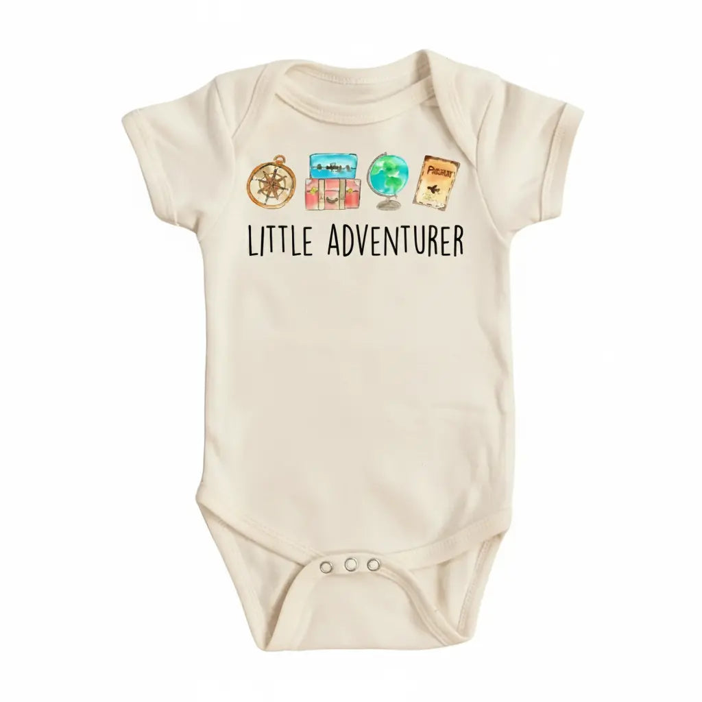 Travel Adventure - Baby Boy Girl Clothes Infant Bodysuit Funny Cute Newborn  Funny Cute Onesie® | North Fork Forager LLC