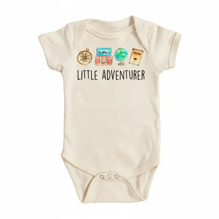 Travel Adventure - Baby Boy Girl Clothes Infant Bodysuit Funny Cute Newborn  Funny Cute Onesie® | North Fork Forager LLC
