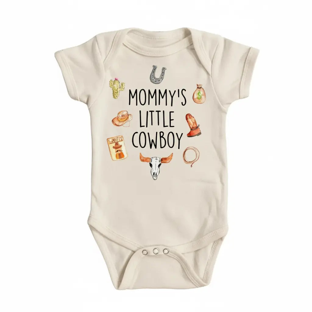 Cowgirl Mommy - Baby Boy Girl Clothes Infant Bodysuit Funny Cute Newborn  Funny Cute Onesie® | North Fork Forager LLC