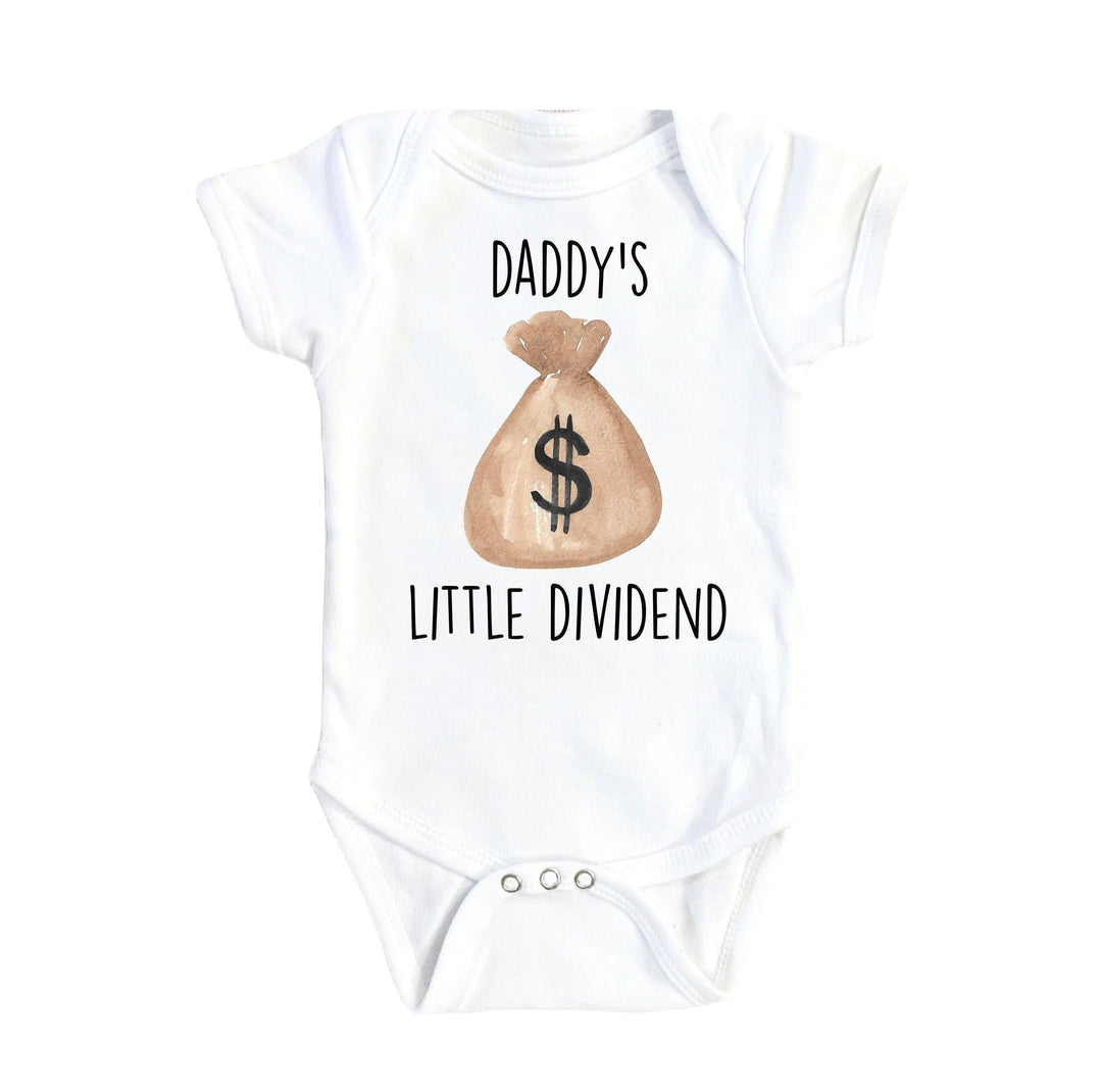 Finance Dividend - Baby Boy Girl Clothes Infant Bodysuit Funny Cute Newborn Onesie