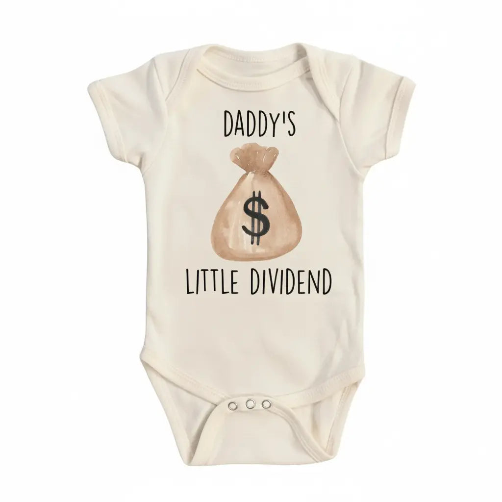 Finance Dividend - Baby Boy Girl Clothes Infant Bodysuit Funny Cute Newborn  Funny Cute Onesie® | North Fork Forager LLC