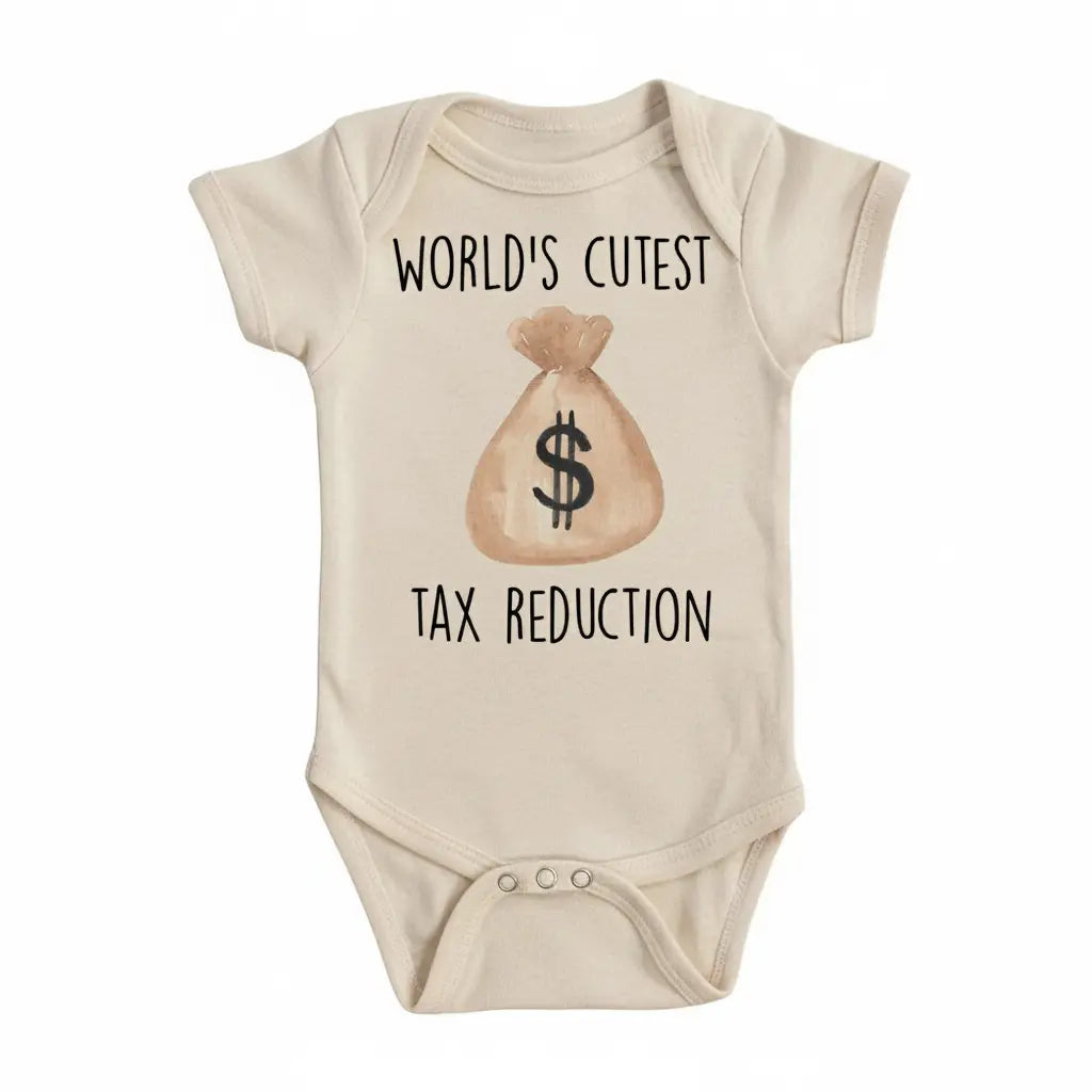 Tax Reduction - Baby Boy Girl Clothes Infant Bodysuit Funny Cute Newborn  Funny Cute Onesie® | North Fork Forager LLC