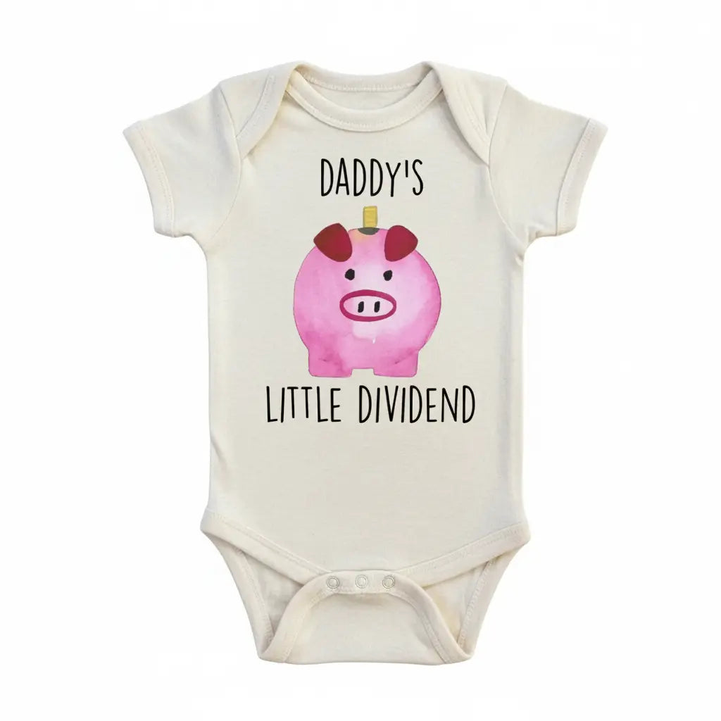 Finance Pig Bank - Baby Boy Girl Clothes Infant Bodysuit Funny Cute Newborn  Funny Cute Onesie® | North Fork Forager LLC
