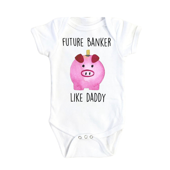 Finance Banker - Baby Boy Girl Clothes Infant Bodysuit Funny Cute Newborn Onesie