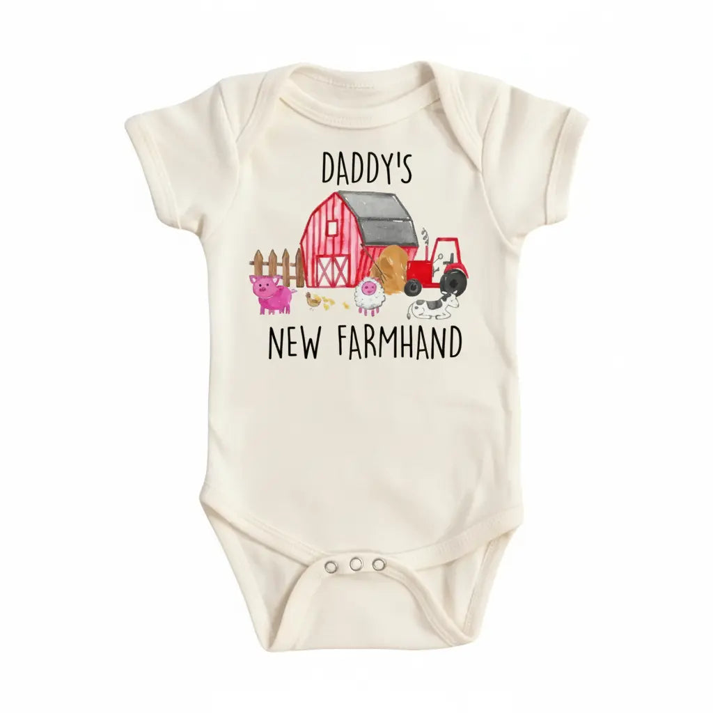Farm Hand - Baby Boy Girl Clothes Infant Bodysuit Funny Cute Newborn  Funny Cute Onesie® | North Fork Forager LLC