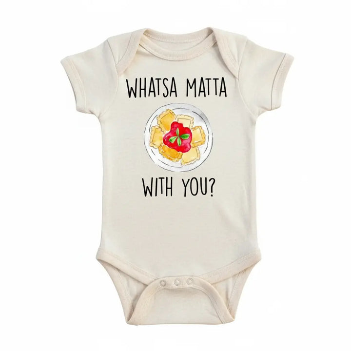 Italian Pasta Matta - Baby Boy Girl Clothes Infant Bodysuit Funny Cute Newborn  Funny Cute Onesie® | North Fork Forager LLC