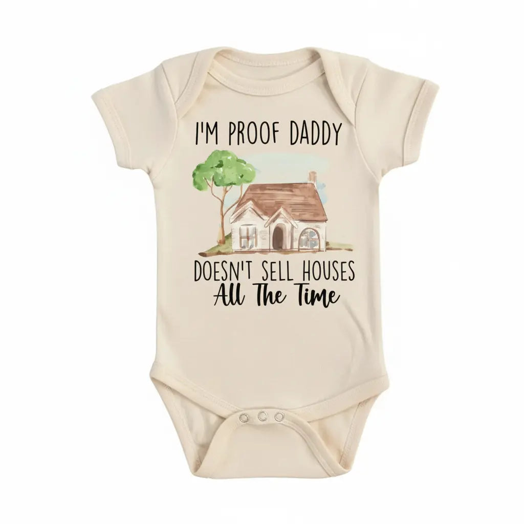 Real Estate - Baby Boy Girl Clothes Infant Bodysuit Funny Cute Newborn 1C  Funny Cute Onesie® | North Fork Forager LLC