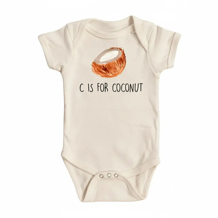 Coconut C - Baby Boy Girl Clothes Infant Bodysuit Funny Cute Newborn  Funny Cute Onesie® | North Fork Forager LLC