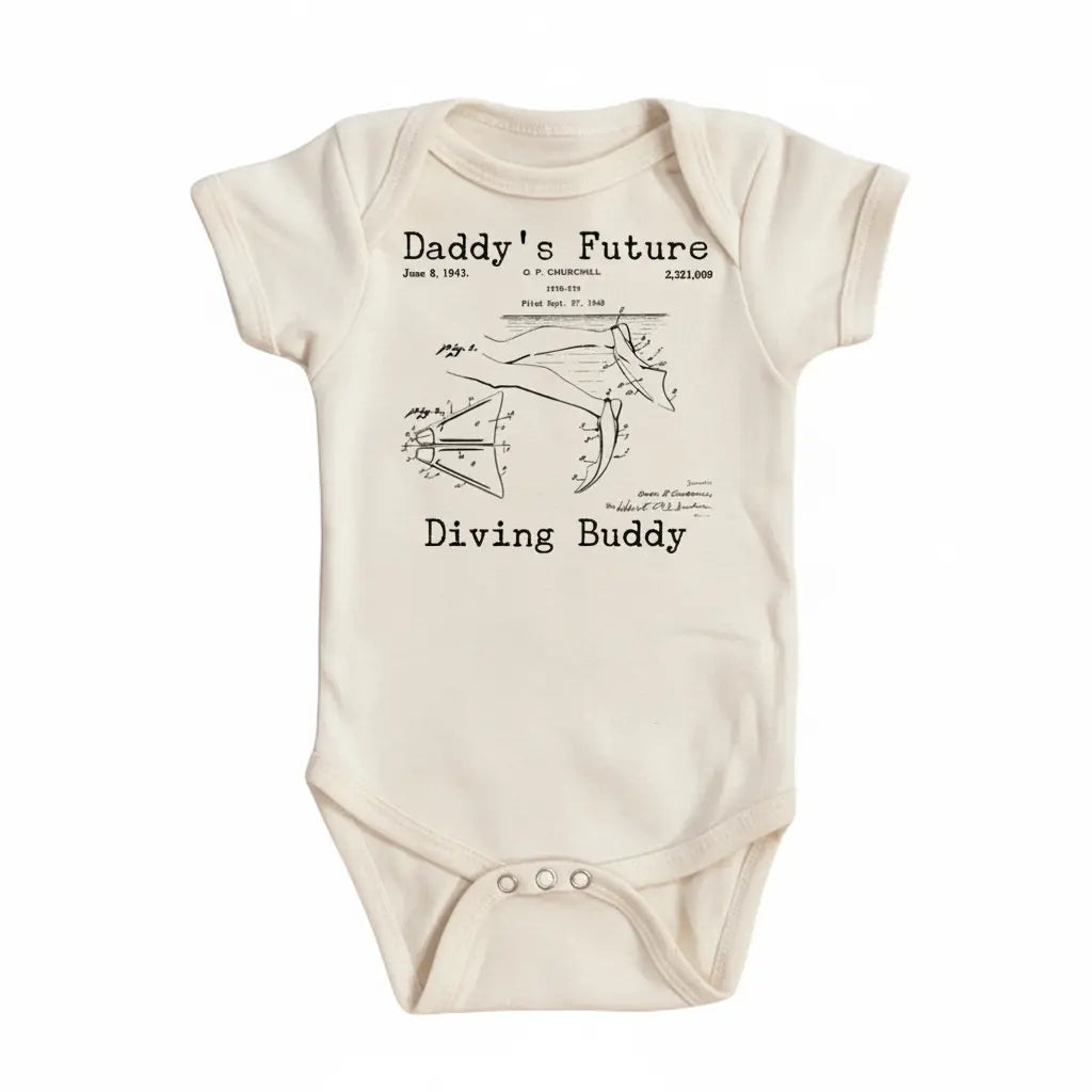 Scuba Diving Patent - Baby Boy Girl Clothes Infant Bodysuit Funny Cute Newborn  Funny Cute Onesie® | North Fork Forager LLC