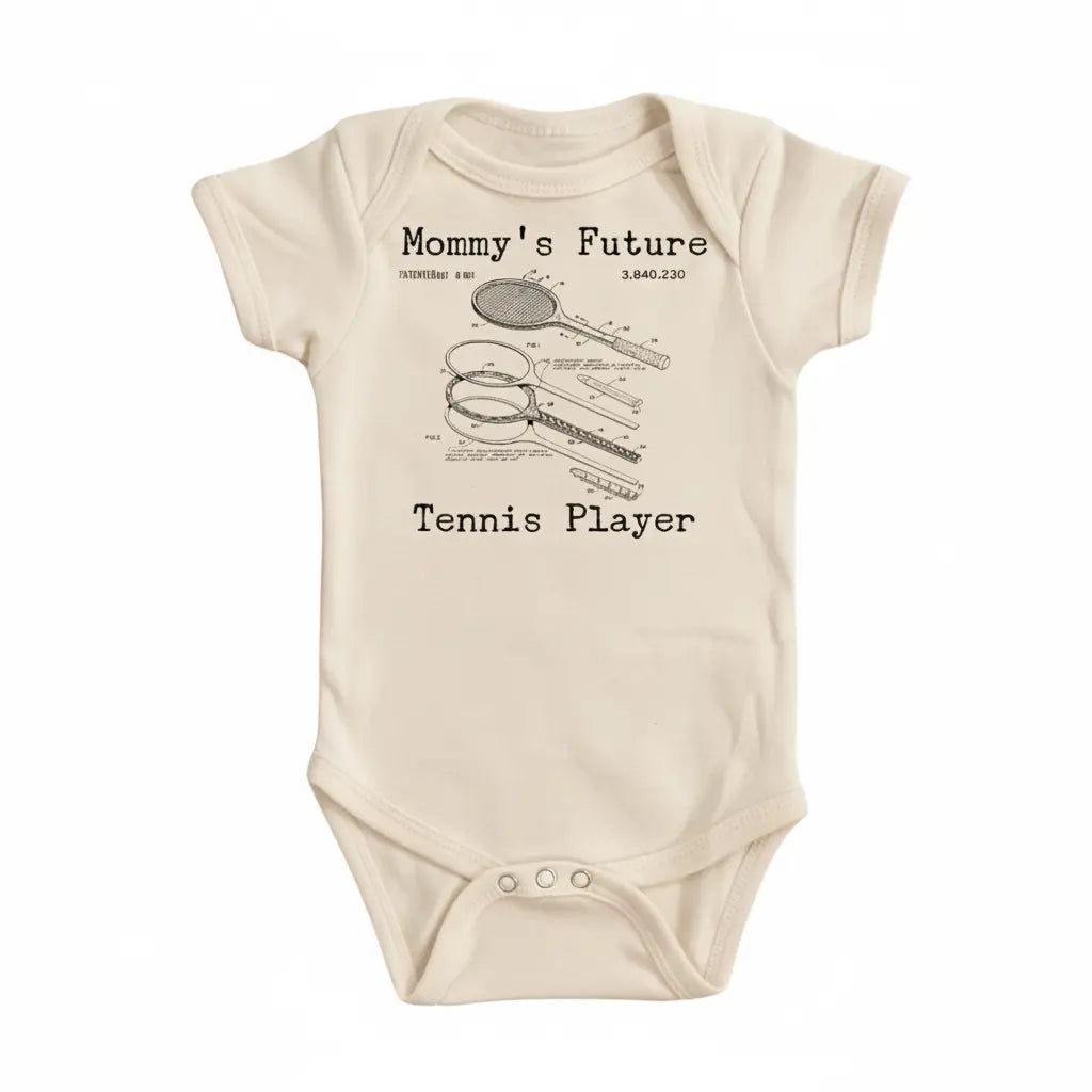 Tennis Patent - Baby Boy Girl Clothes Infant Bodysuit Funny Cute Newborn  Funny Cute Onesie® | North Fork Forager LLC
