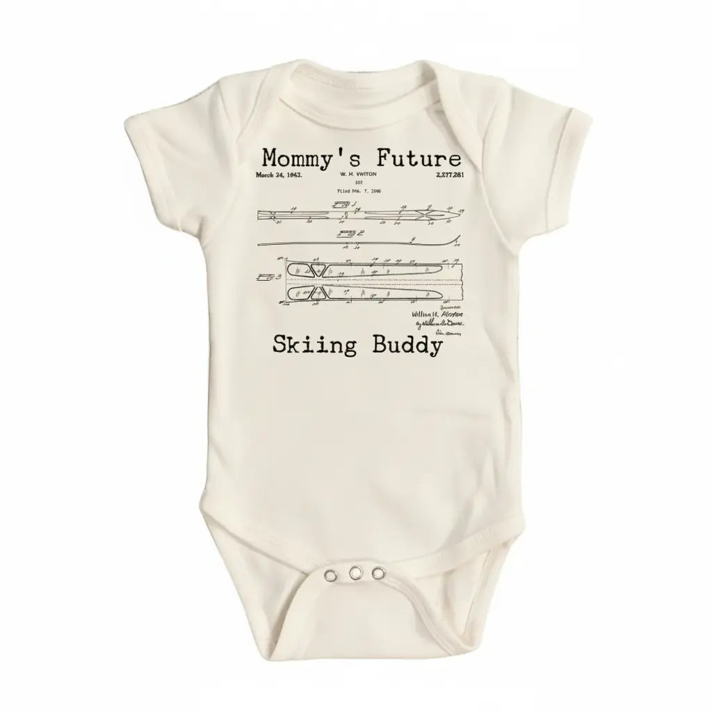 Skiing Patent - Baby Boy Girl Clothes Infant Bodysuit Funny Cute Newborn  Funny Cute Onesie® | North Fork Forager LLC