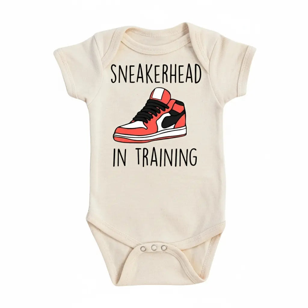 Sneakerhead Training - Baby Boy Girl Clothes Infant Bodysuit Funny Cute Newborn  Funny Cute Onesie® | North Fork Forager LLC