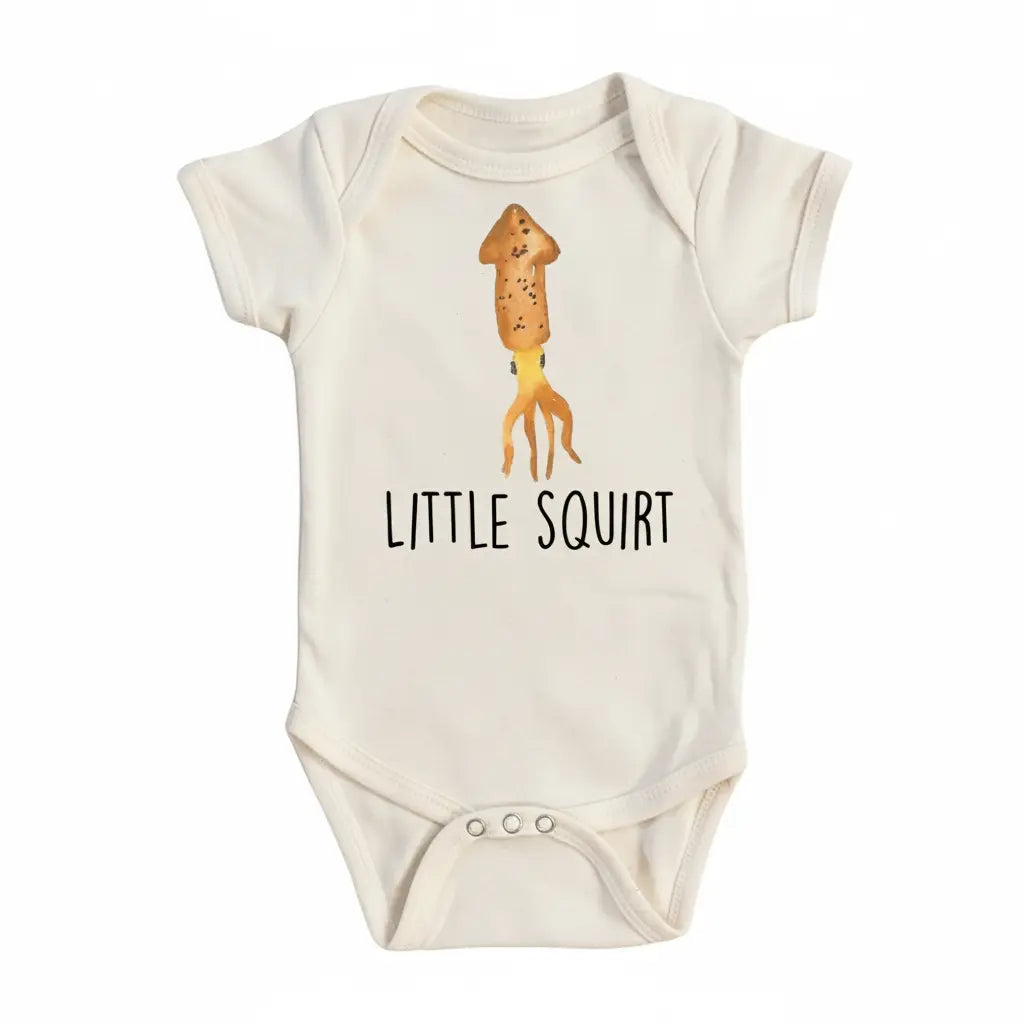 Squid Nautical - Baby Boy Girl Clothes Infant Bodysuit Funny Cute Newborn 1B  Funny Cute Onesie® | North Fork Forager LLC