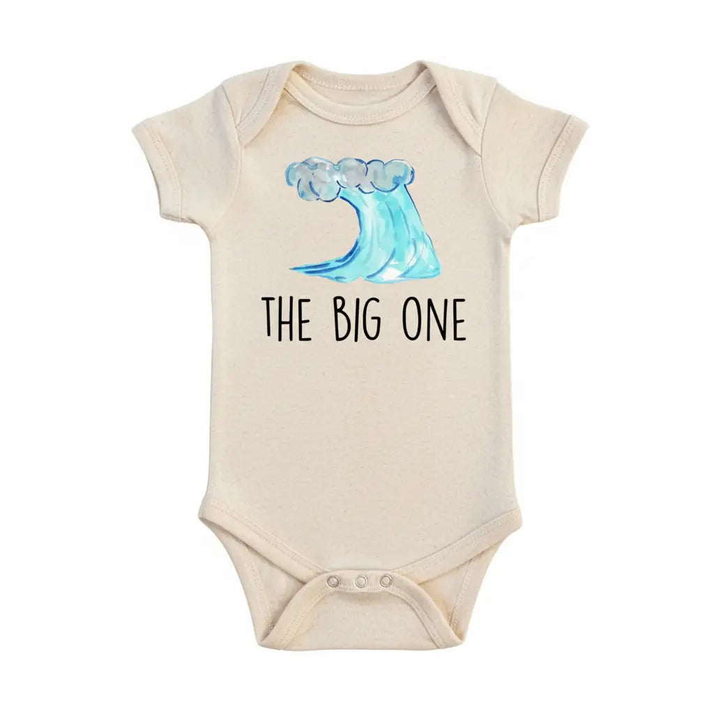 Surfing Big One - Baby Boy Girl Clothes Infant Bodysuit Funny Cute Newborn  Funny Cute Onesie® | North Fork Forager LLC
