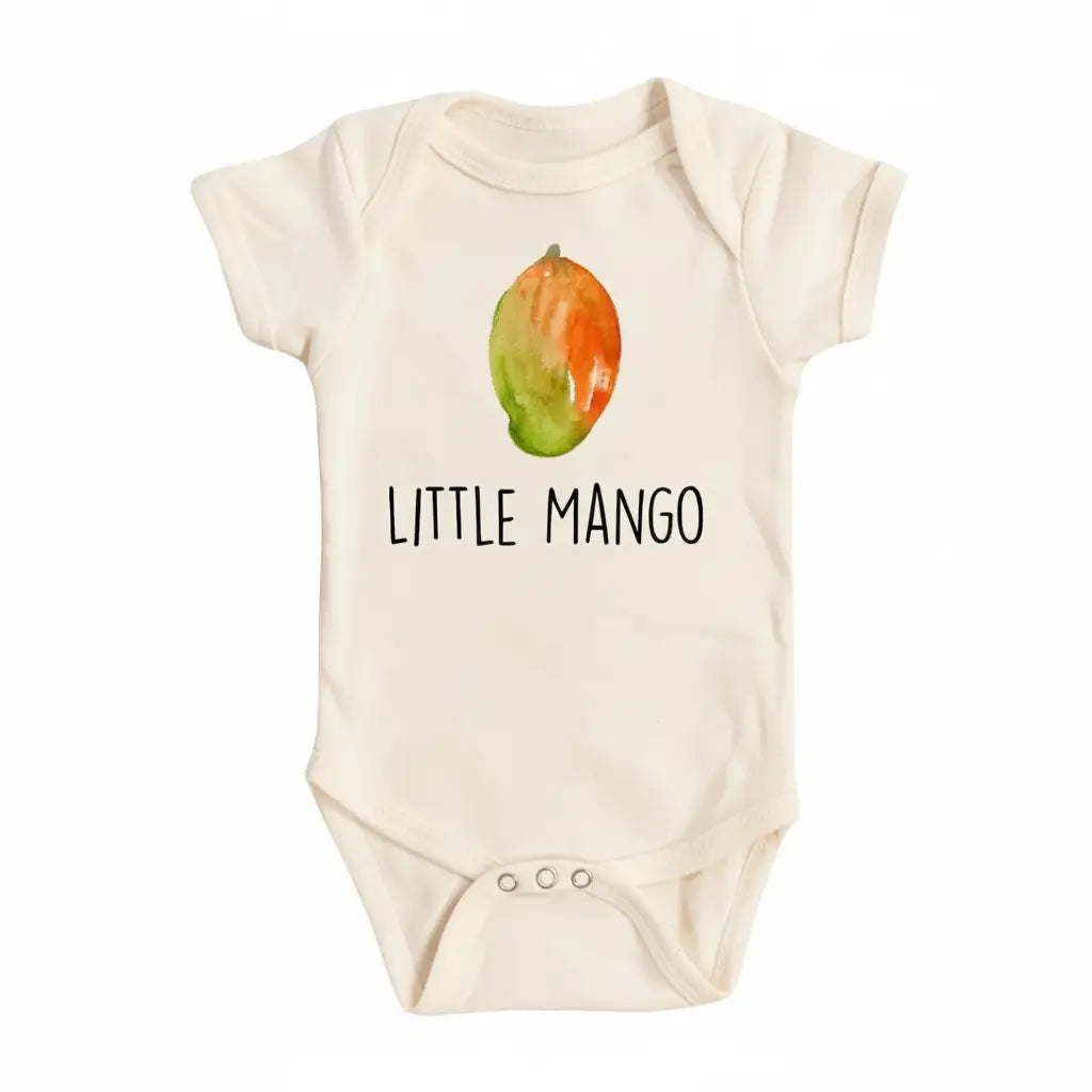 Little Mango - Baby Boy Girl Clothes Infant Bodysuit Funny Cute Newborn 1A  Funny Cute Onesie® | North Fork Forager LLC