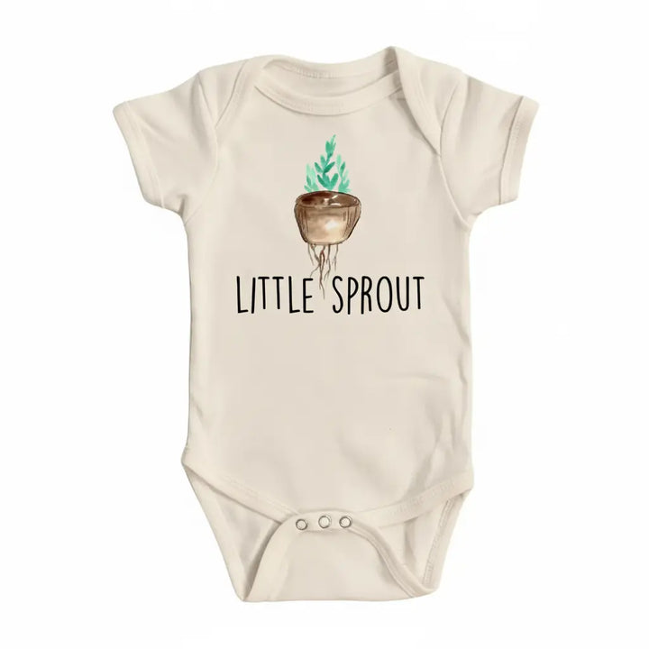 Plant Sprout Little - Baby Boy Girl Clothes Infant Bodysuit Funny Cute Newborn  Funny Cute Onesie® | North Fork Forager LLC