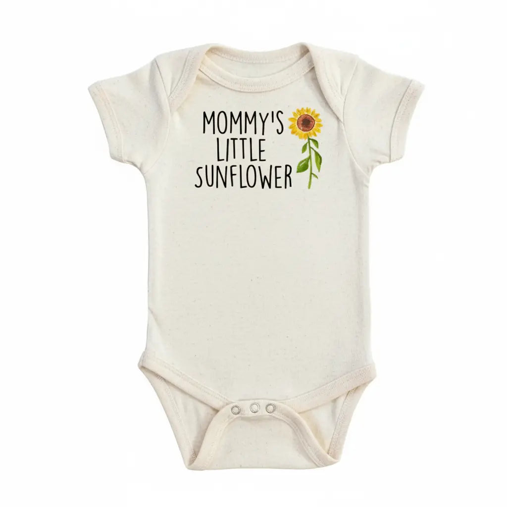 Sunflower Mommy - Baby Boy Girl Clothes Infant Bodysuit Funny Cute Newborn  Funny Cute Onesie® | North Fork Forager LLC