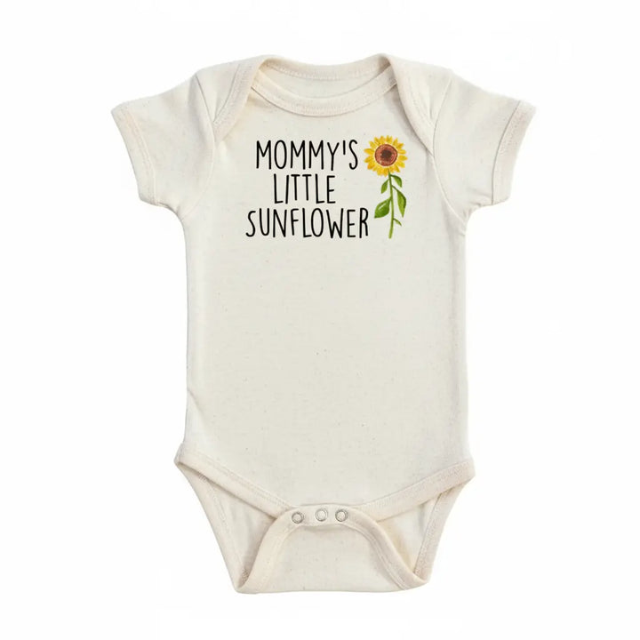 Sunflower Mommy - Baby Boy Girl Clothes Infant Bodysuit Funny Cute Newborn  Funny Cute Onesie® | North Fork Forager LLC