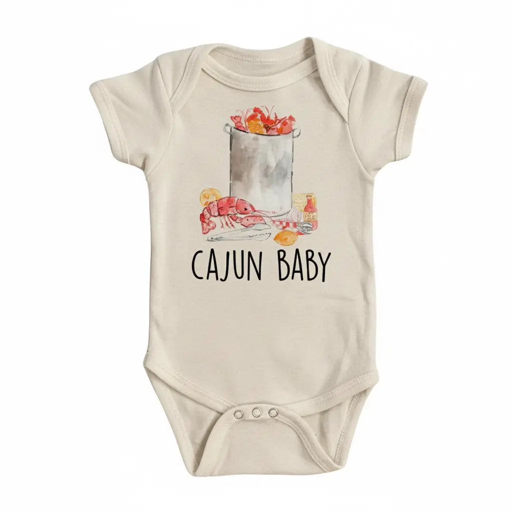 Cajun Baby Pot- Baby Boy Girl Clothes Infant Bodysuit Funny Cute Newborn  Funny Cute Onesie® | North Fork Forager LLC