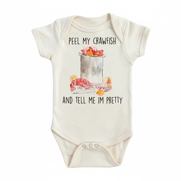 Crawfish Pot Pretty - Baby Boy Girl Clothes Infant Bodysuit Funny Cute Newborn  Funny Cute Onesie® | North Fork Forager LLC