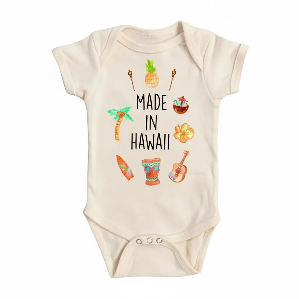 Hawaii - Baby Boy Girl Clothes Infant Bodysuit Funny Cute Newborn  Funny Cute Onesie® | North Fork Forager LLC