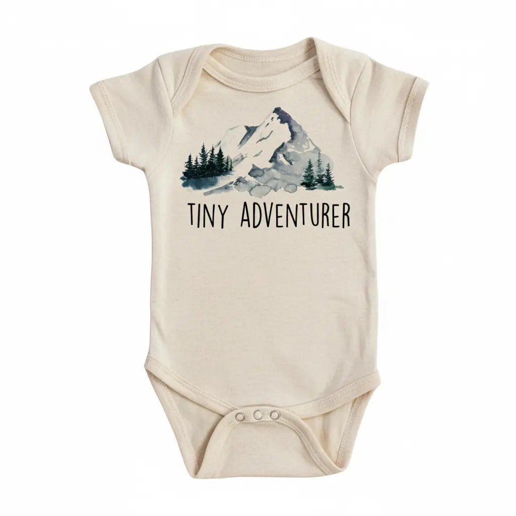 Mountain Adventure - Baby Boy Girl Clothes Infant Bodysuit Funny Cute Newborn  Funny Cute Onesie® | North Fork Forager LLC