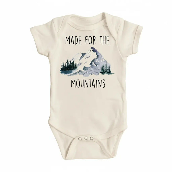 Mountain Made - Baby Boy Girl Clothes Infant Bodysuit Funny Cute Newborn  Funny Cute Onesie® | North Fork Forager LLC